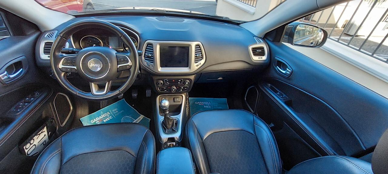 JEEP COMPASS 2WD LONGITUDE 1,6 DIESEL 120 CV RETROCAMERA NAVIGATORE TELEFONO FULL FULL