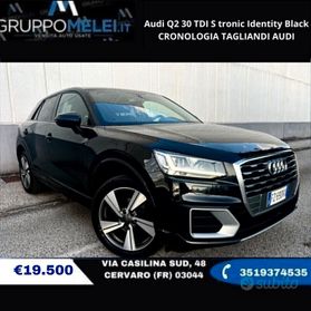Audi Q2 1.6 TDI S tronic Identity Black CRONOLOGIA TAGLIANDI AUDI