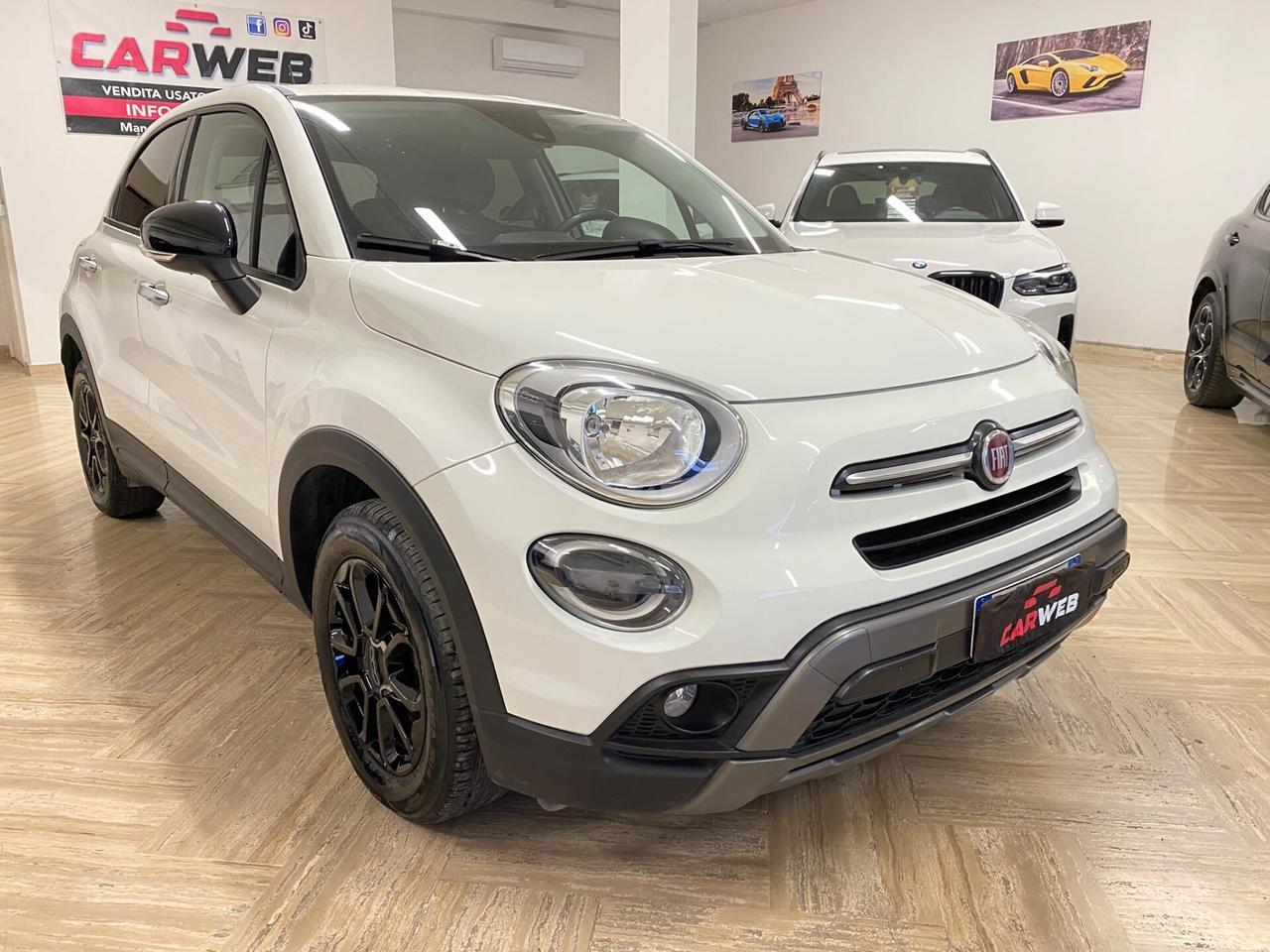 FIAT 500X CITY CROSS 1.3Mjt 95CV Led Navy CAM 2019
