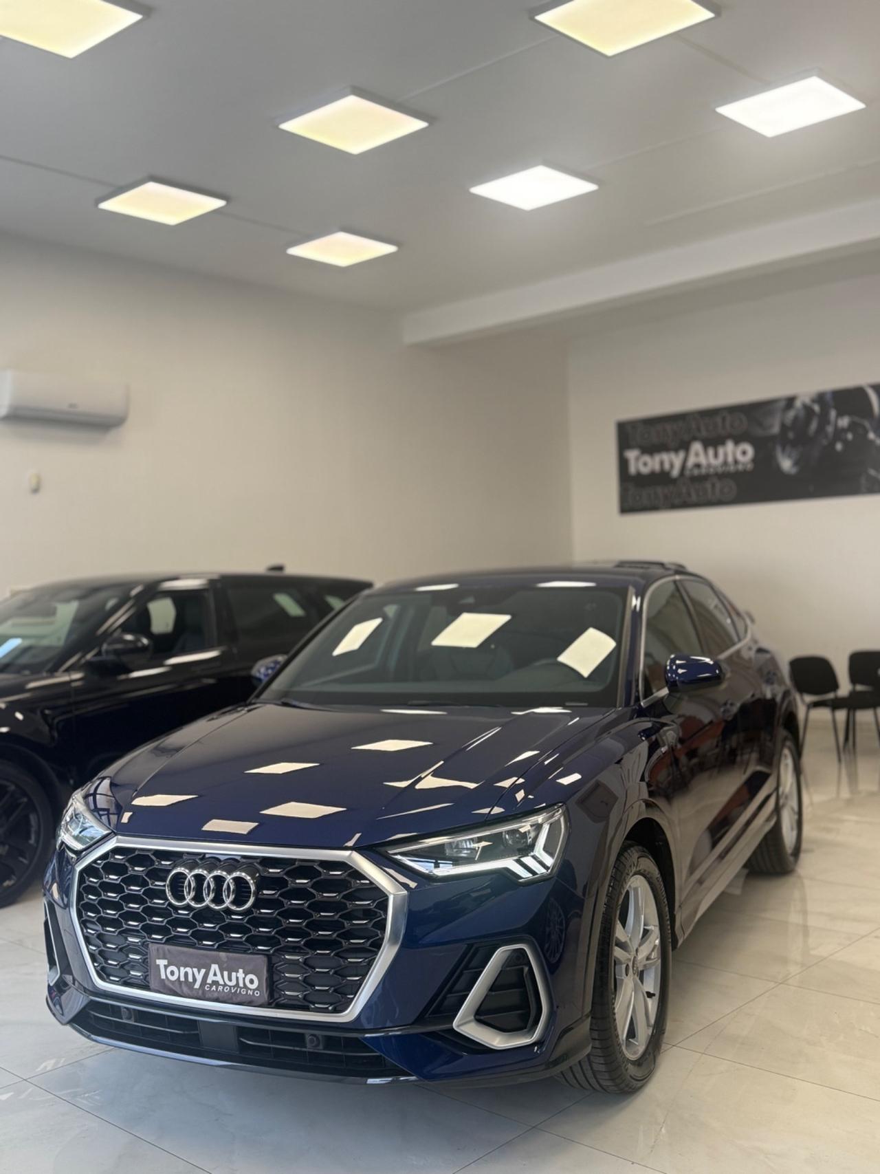 Audi Q3 SPORTBACK 35 tdi S-line edition S-tronic NAVI,TELECAMERA,FARI LED,APPLE CARPLAY,AZIENDALE ITA