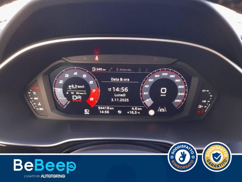 Audi Q3 SPORTBACK 45 2.0 TFSI S LINE EDITION QUATTRO S-