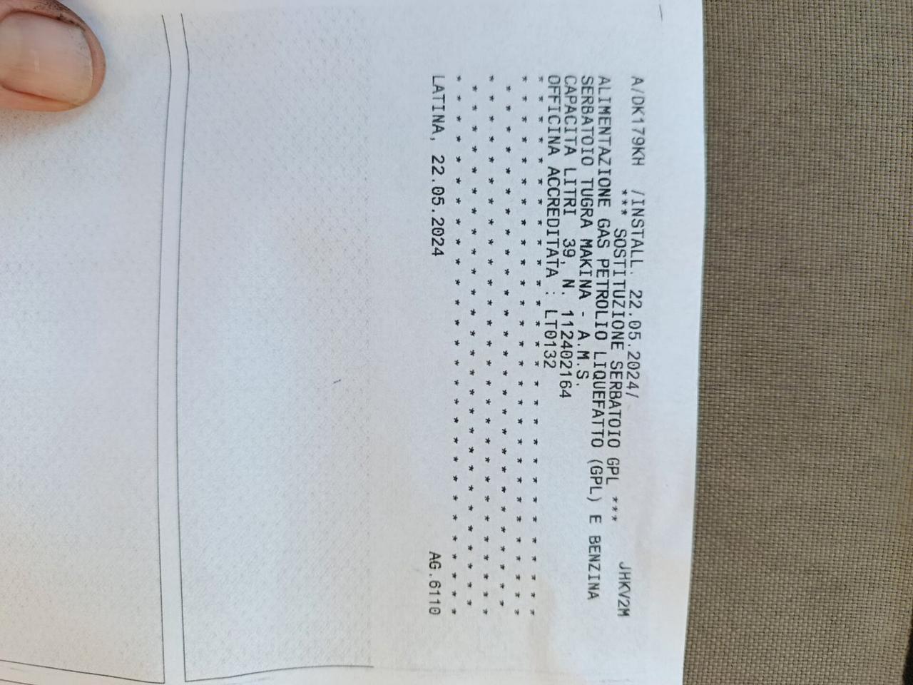 Fiat Panda 1.2 gpl valido fino 2034