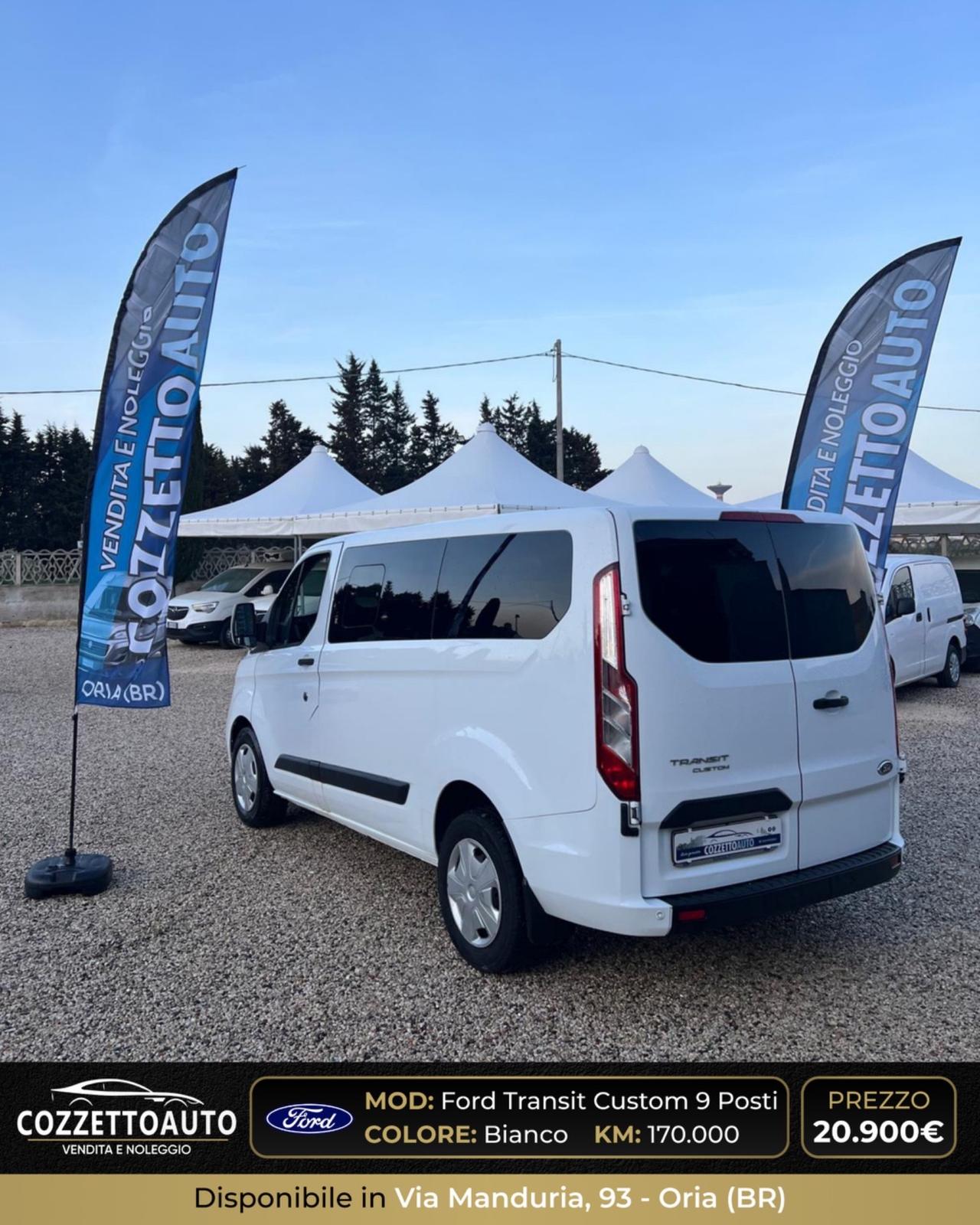 Ford Transit Custom 9 posti 2021 iva deducibile