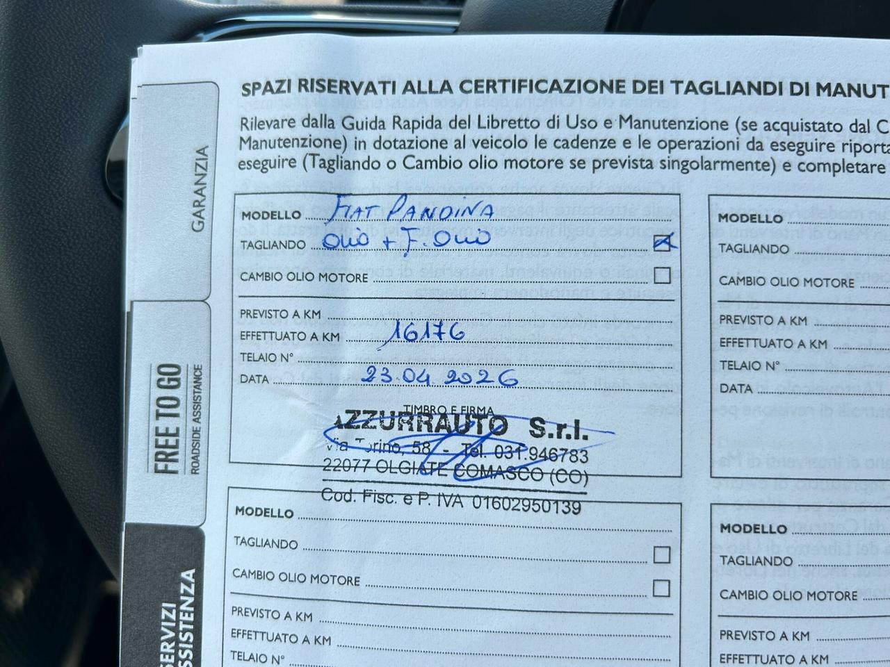 Fiat Panda Pandina CROSS 1.0 HYBRID Km16.000-2025