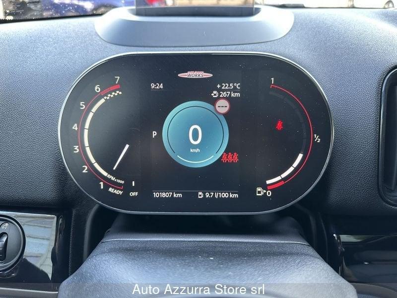 MINI Mini Countryman F60 Mini 2.0 'JCW' Countryman ALL4 *TETTO, HEAD-UP DISPLAY, PROMO AZZURRA*