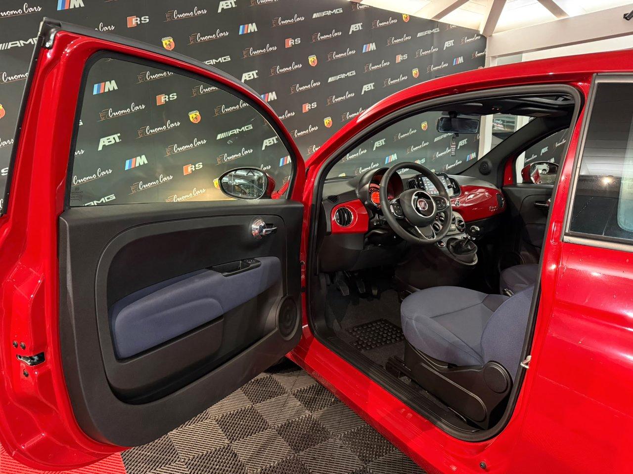 Fiat 500C 1.0 Hybrid Red