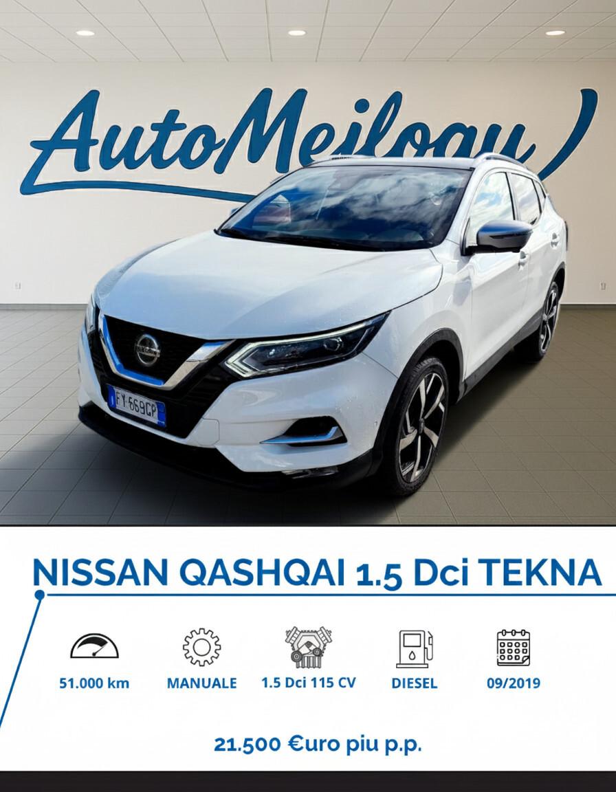Nissan Qashqai 1.5 dCi 115 CV Tekna+ Dynamic