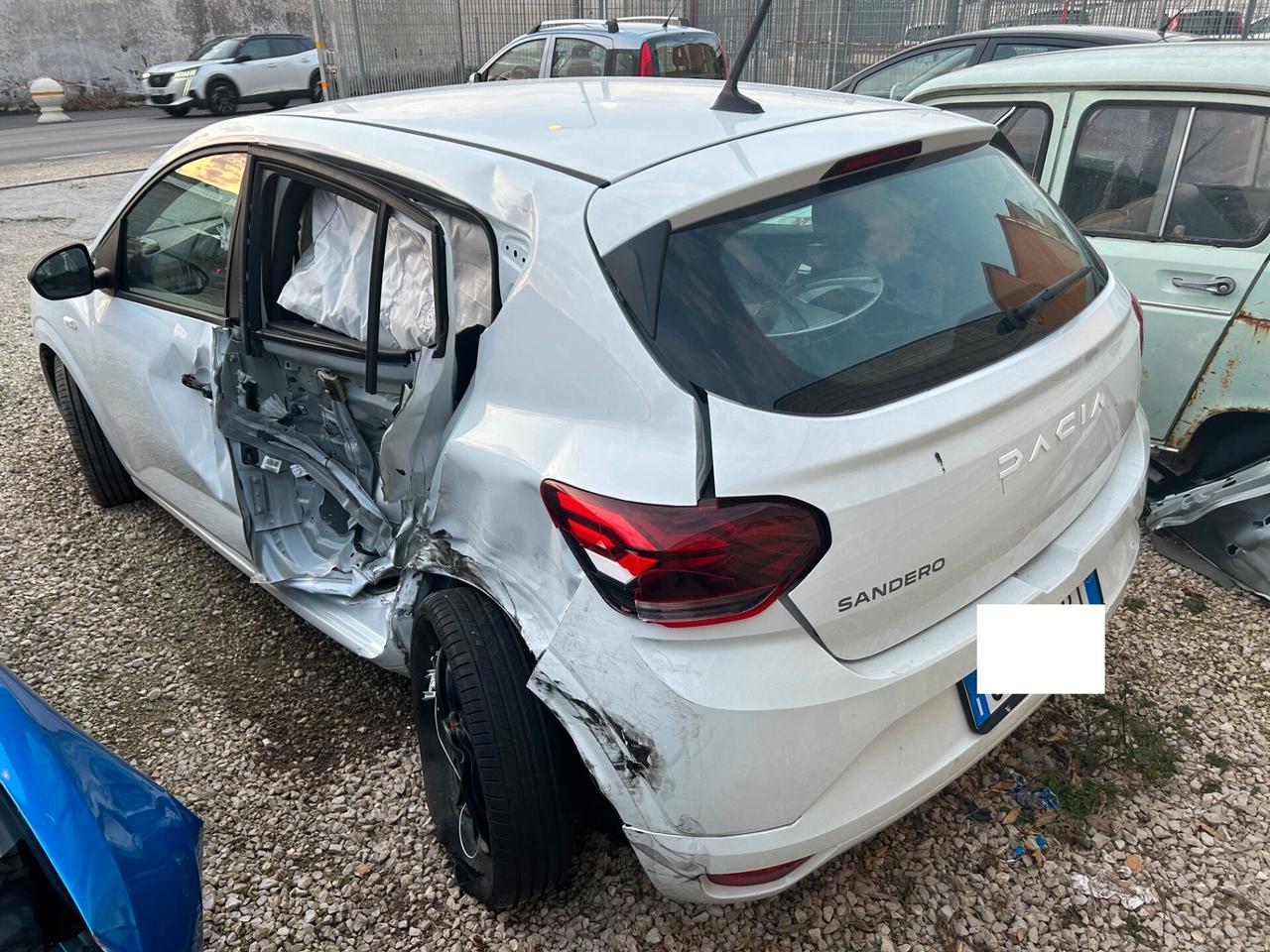 Dacia Sandero Stepway 1.0 GPL sinistrata airbag ok