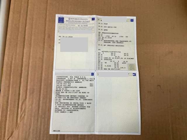Fiat Qubo Qubo 2018 1.4 8v natural power Easy 70cv my19