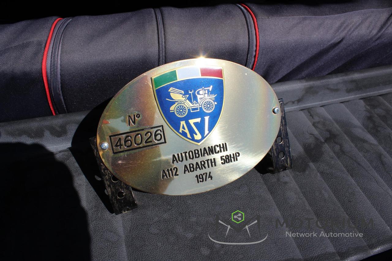 Autobianchi A 112 Abarth TARGA ORO II SERIE