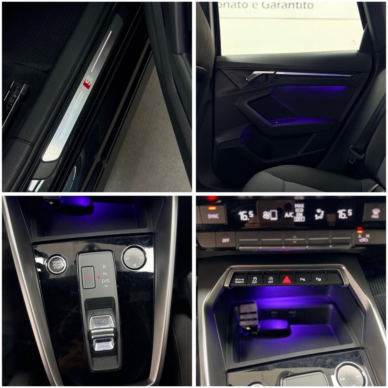 Audi A3 SPB 35 2.0 TDI 150cv S tronic Sline 11/2022 Euro 6D