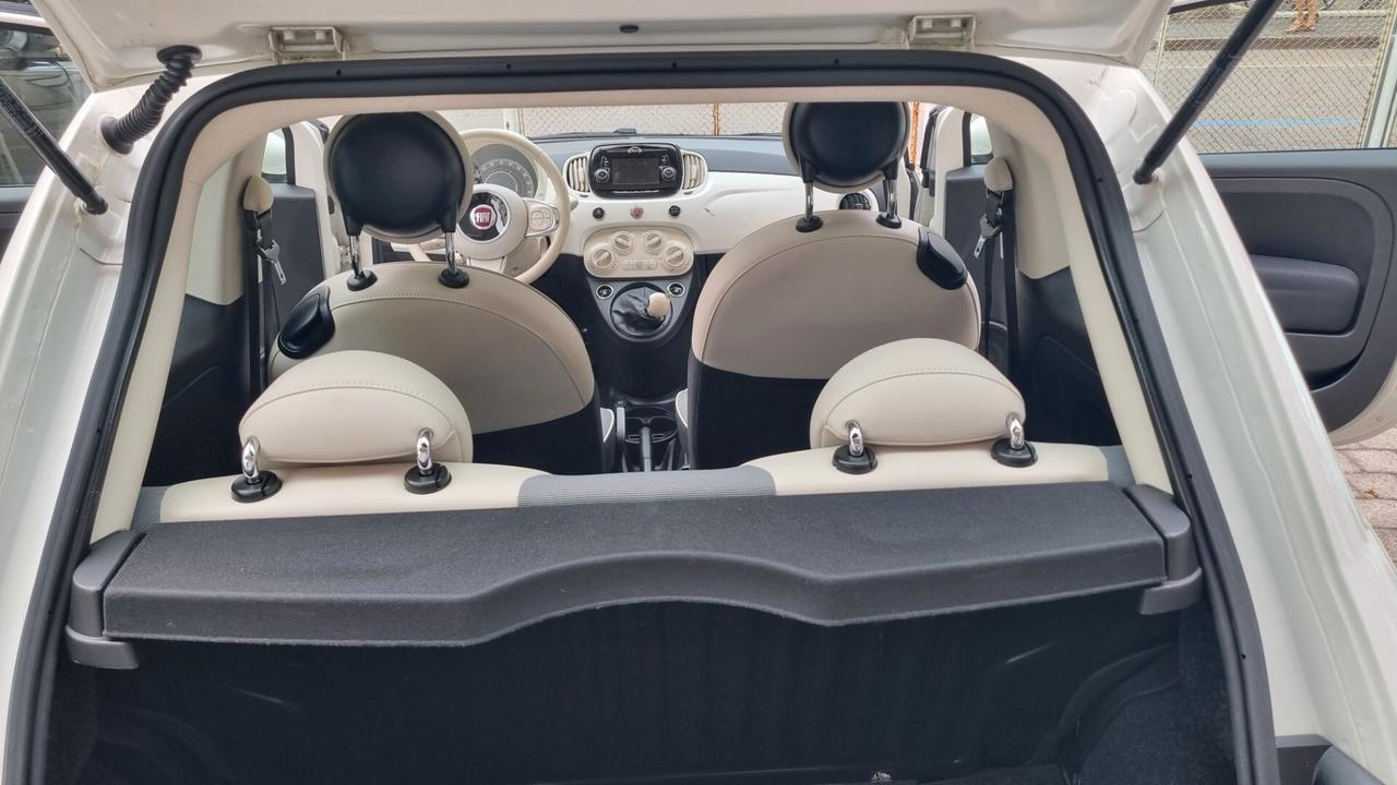 Fiat 500 Lounge 69cv anno2018 km59000