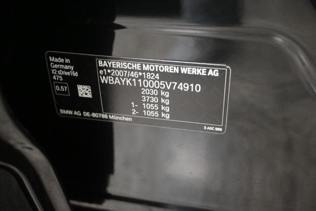BMW X2 16D 115CV STEPTRONIC S-DRIVE BUSINESS ADVANTAGE ( FARI LED - HEAD-UP DISPLAY - CRUISE - NAVI - CARPLAY - PARK ASSISTANT - TELECAMERA POST. )