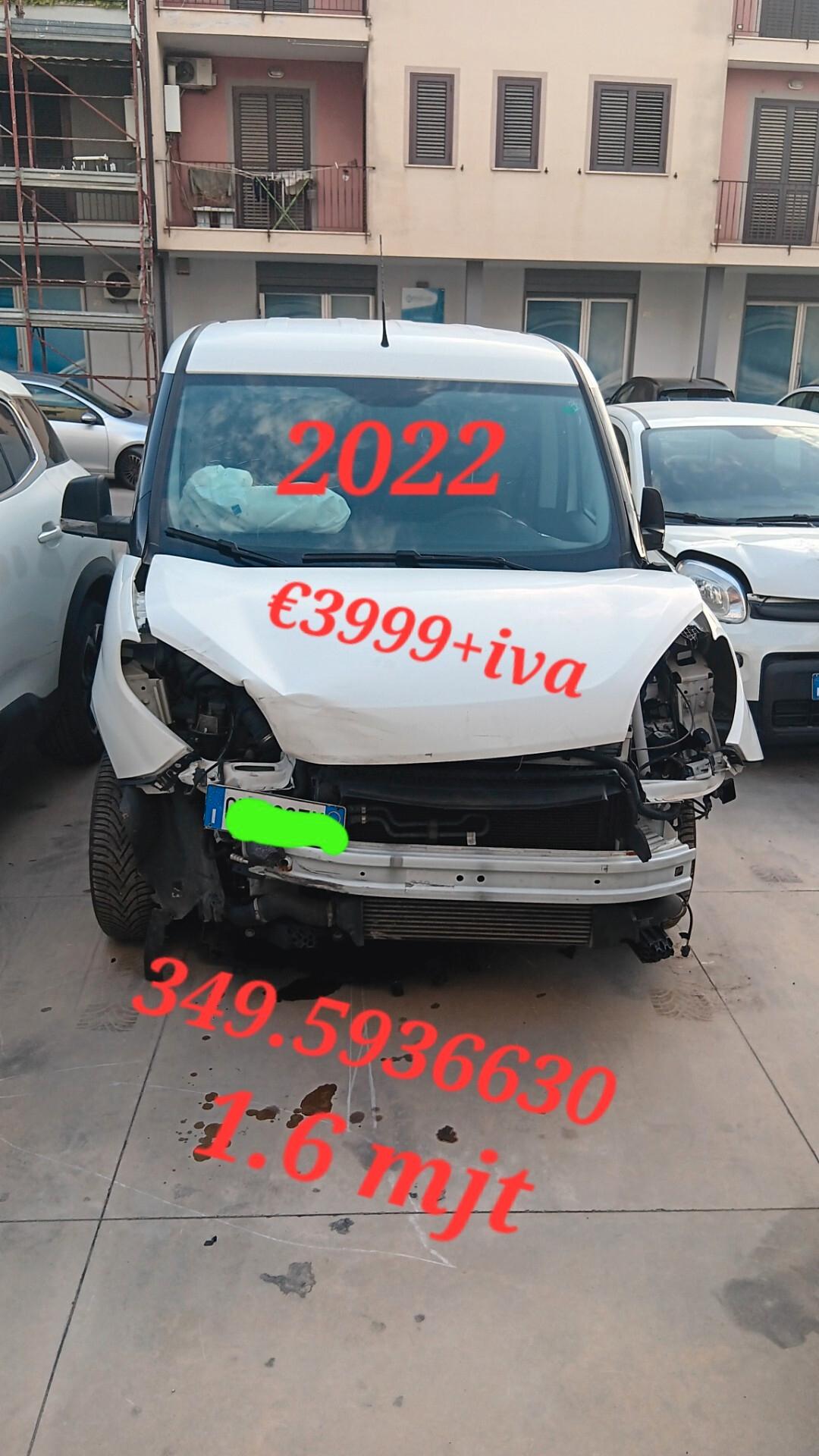 Fiat Doblo 3 posti incidentata sinistrata mondialcars 022