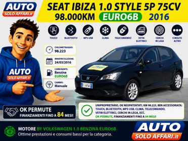 Seat Ibiza 5 Porte Ibiza 1.0 STYLE 5P 75CV UNIPROPRIETARIO EURO6B