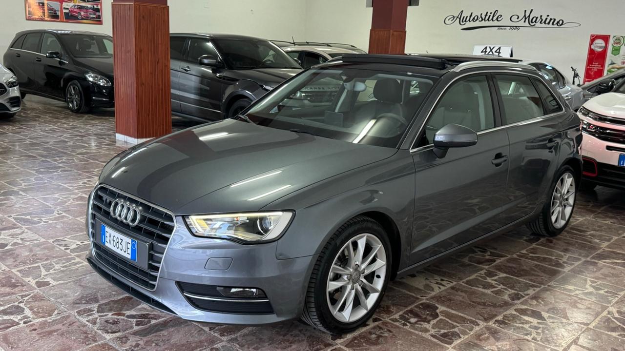 Audi A3 2.0 TDI 150 CV diesel tetto apribile-2014