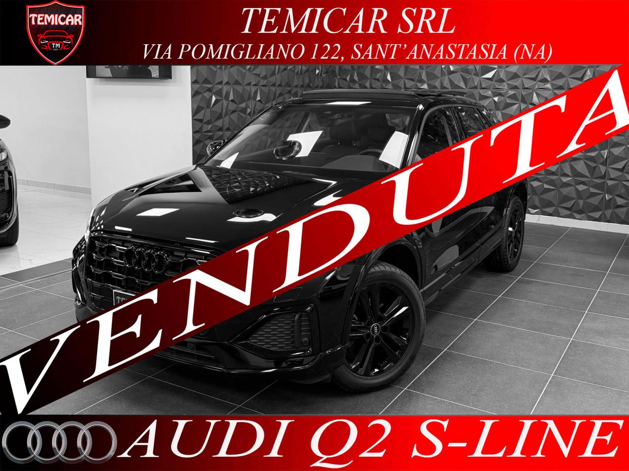 Audi Q2 30 TDI Identity Black S-Line