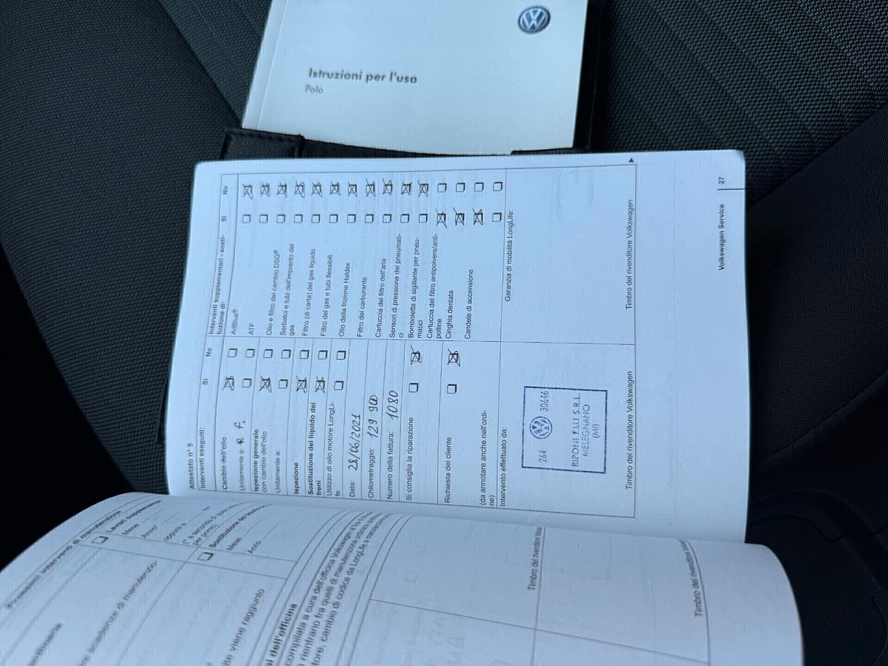 Volkswagen Polo (NEOPATENTATI) 5p 1.2c / Service Volkswagen