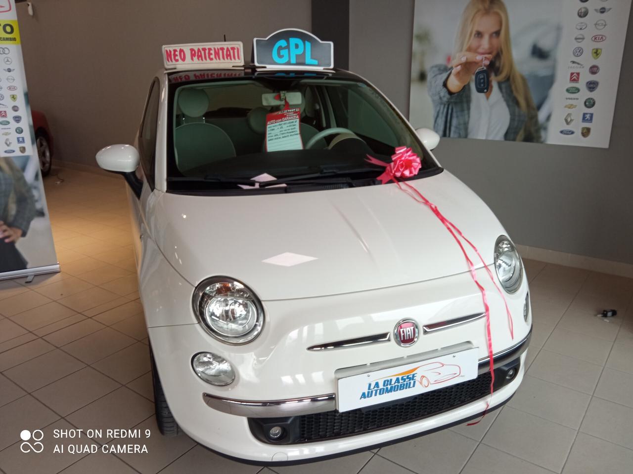 Fiat 500 1.2 Lounge 51KW GPL 3P TETTO PANORAMICO