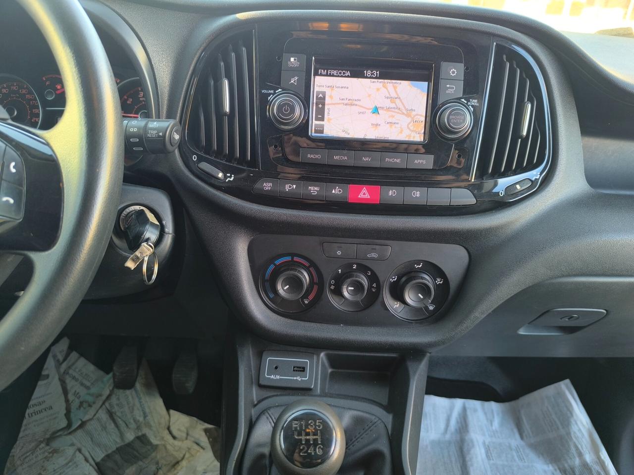 FIAT DOBLÒ 3 POSTI 1.6 DIESEL 08/2018 1 PROPRIETÀ NAVI/SENS.PARCHE