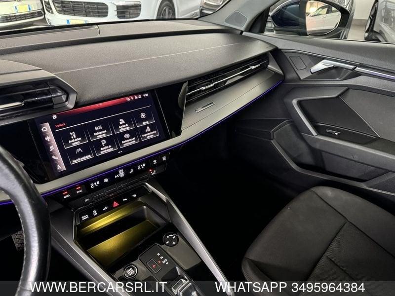 Audi A3 SPB 40 TFSI e S tronic Business Advanced*VIRTUAL COCKPIT*LUCI AMBIENTE PLUS*FULL LED*