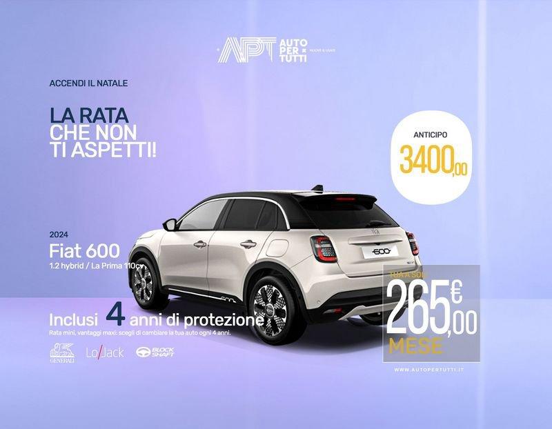 FIAT 600 600 1.2 hybrid La Prima 110cv auto