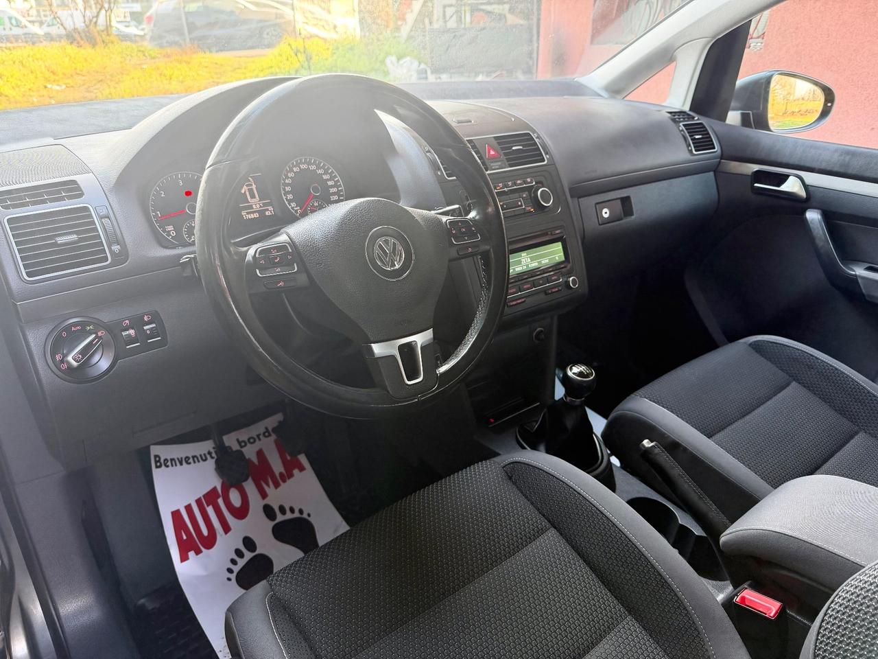 Volkswagen Touran 2012 1.6 TDI km 170,000 GARANZIA 12 mesi ! ! !