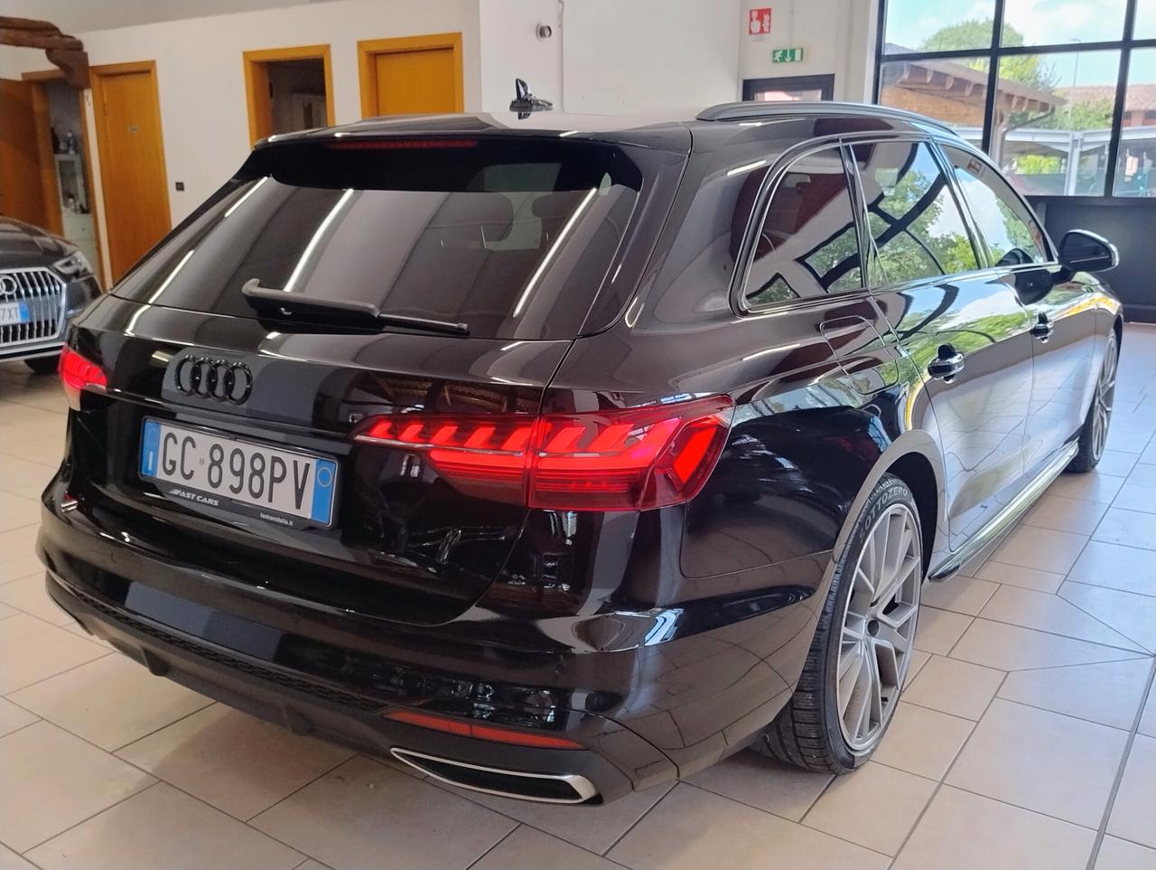 AUDI A4 Avant 40 TDI quattro SLINE edition PACK LUCI LOOK NERO