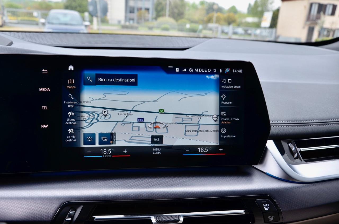 BMW 218d ACTIVE TOURER MSPORT 150cv AUTO, GARANZIA BMW 4/27, SERVICE BMW, UFF ITALIANA, EURO 6D, HARMAN & KARDON, FULL LED, RETROCAMERA, 19", PERMUTE