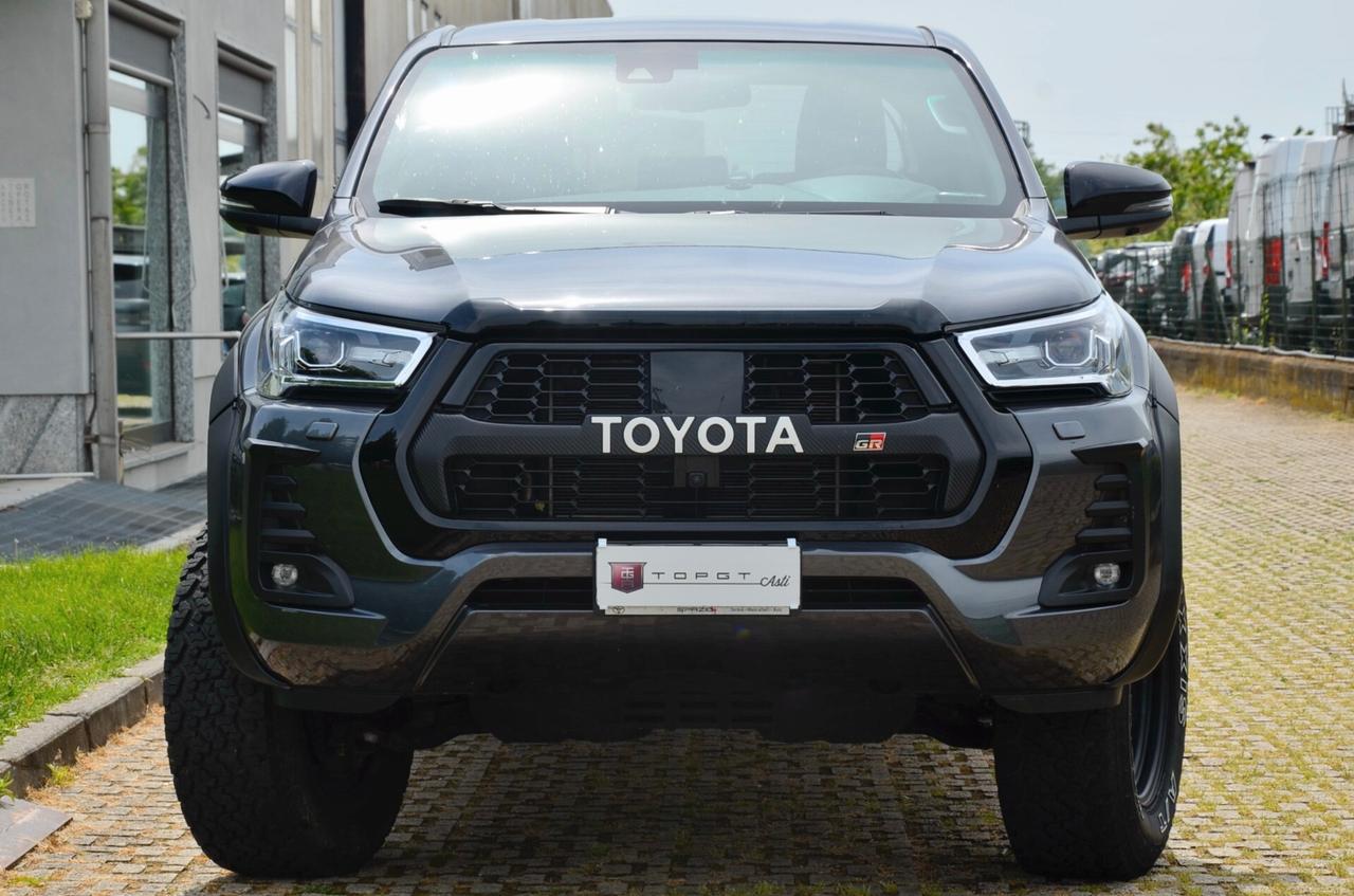 TOYOTA HILUX 2.8d DOUBLE CAB GR SPORT 4WD 204cv AUTO, PREZZO IVA ESCLUSA, UNICOPROP, GARANZIA UFF, SERVICE TOYOTA, HI-FI JBL, RETROCAMERA, PERMUTE