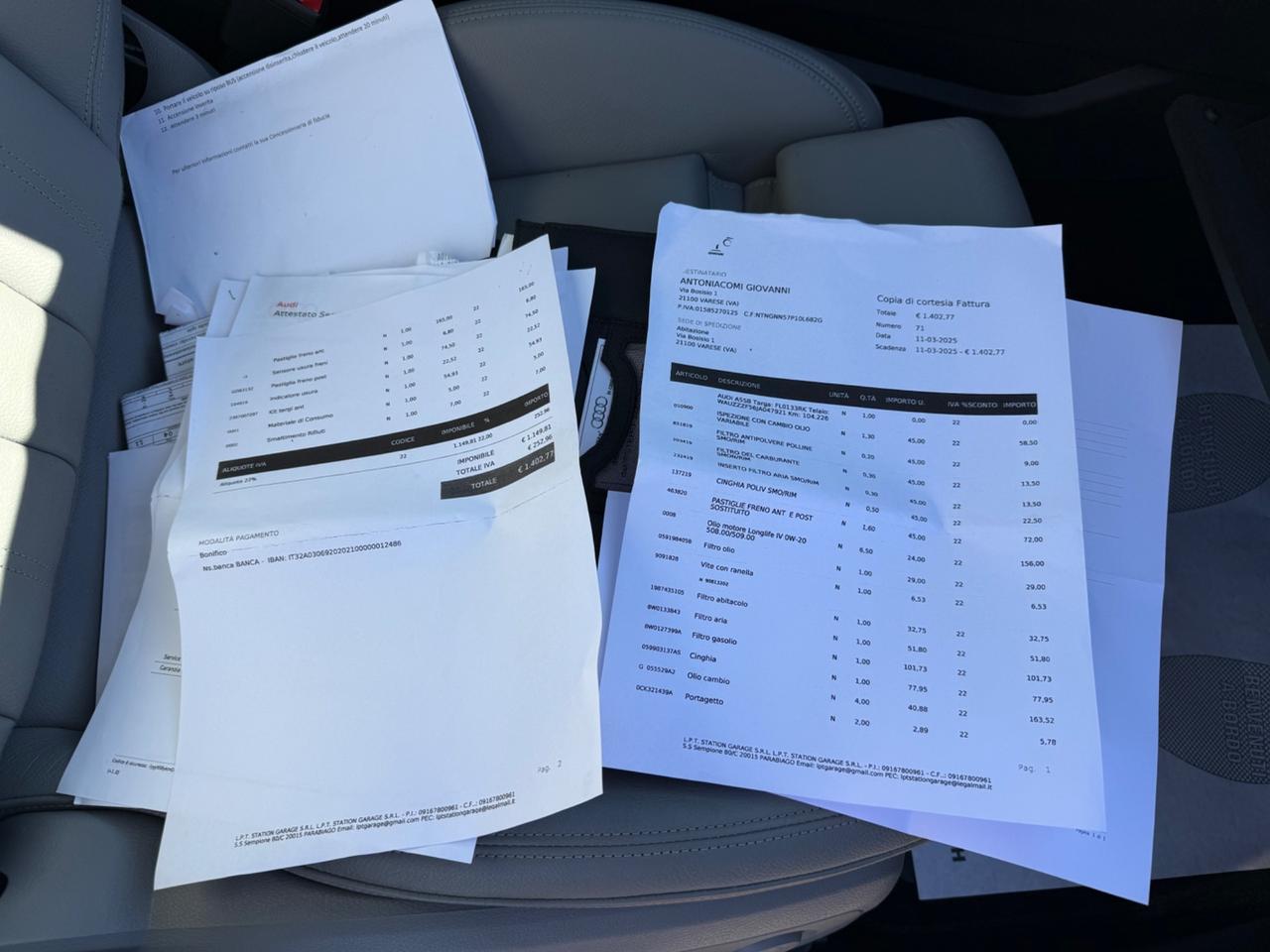 Audi A5 SPB 3.0 TDI quattro S-LINE 218CV TETTO APRIBILE