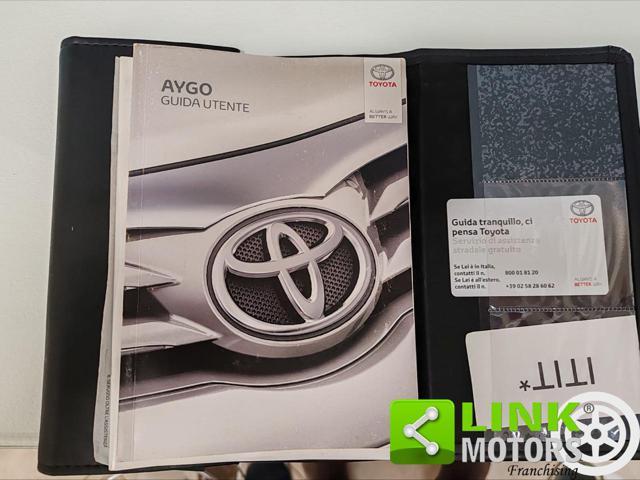 TOYOTA Aygo 1.0 VVT-i 69 CV 5 porte x-play Unico Proprietario