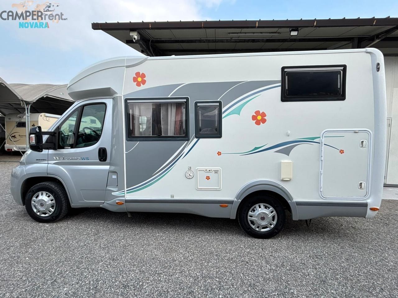 CHAUSSON WELCOME WS - Semintegrale compatto con letto matrimoniale in coda ed ampio garage