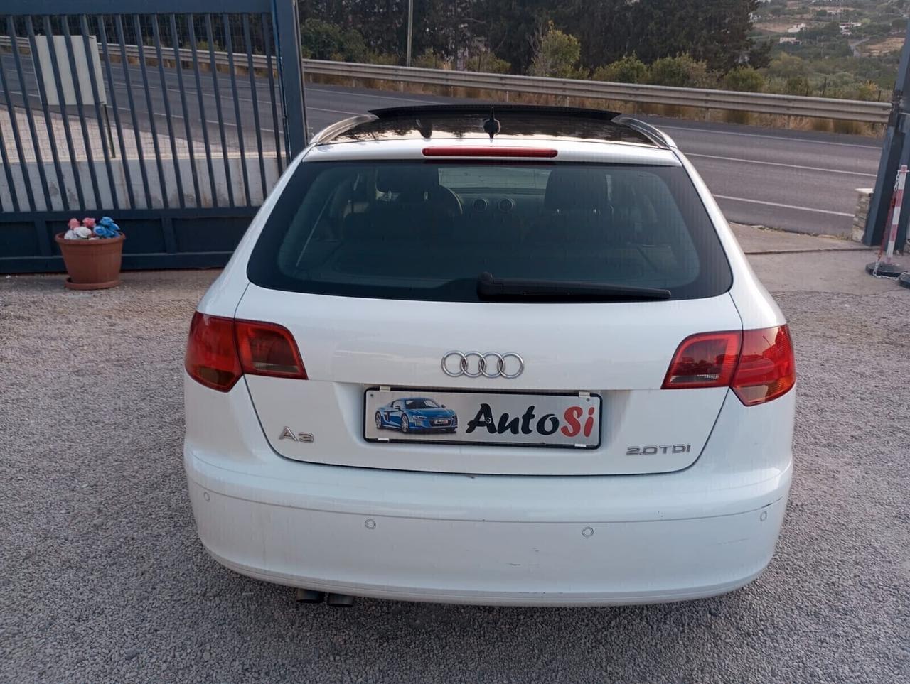 Audi A3 2.0 16V TDI Ambition 140 cv automatica cambio f1