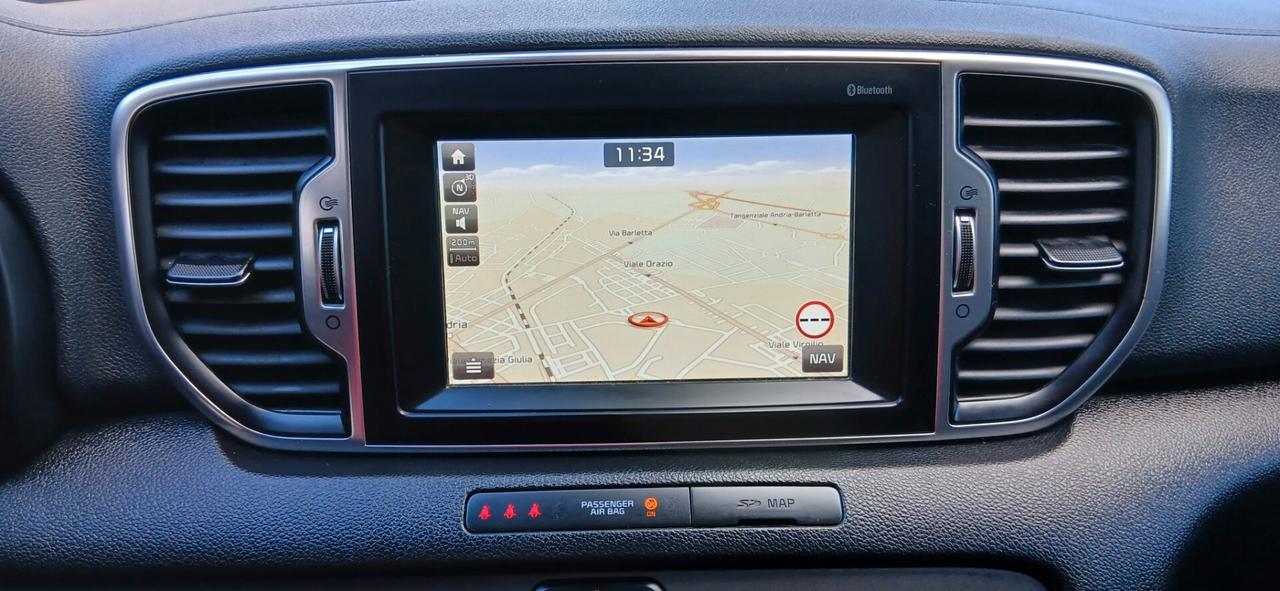 KIA SPORTAGE 1.7 CRDI 2WD GT LINE TETTO PELLE XSENO NAVI