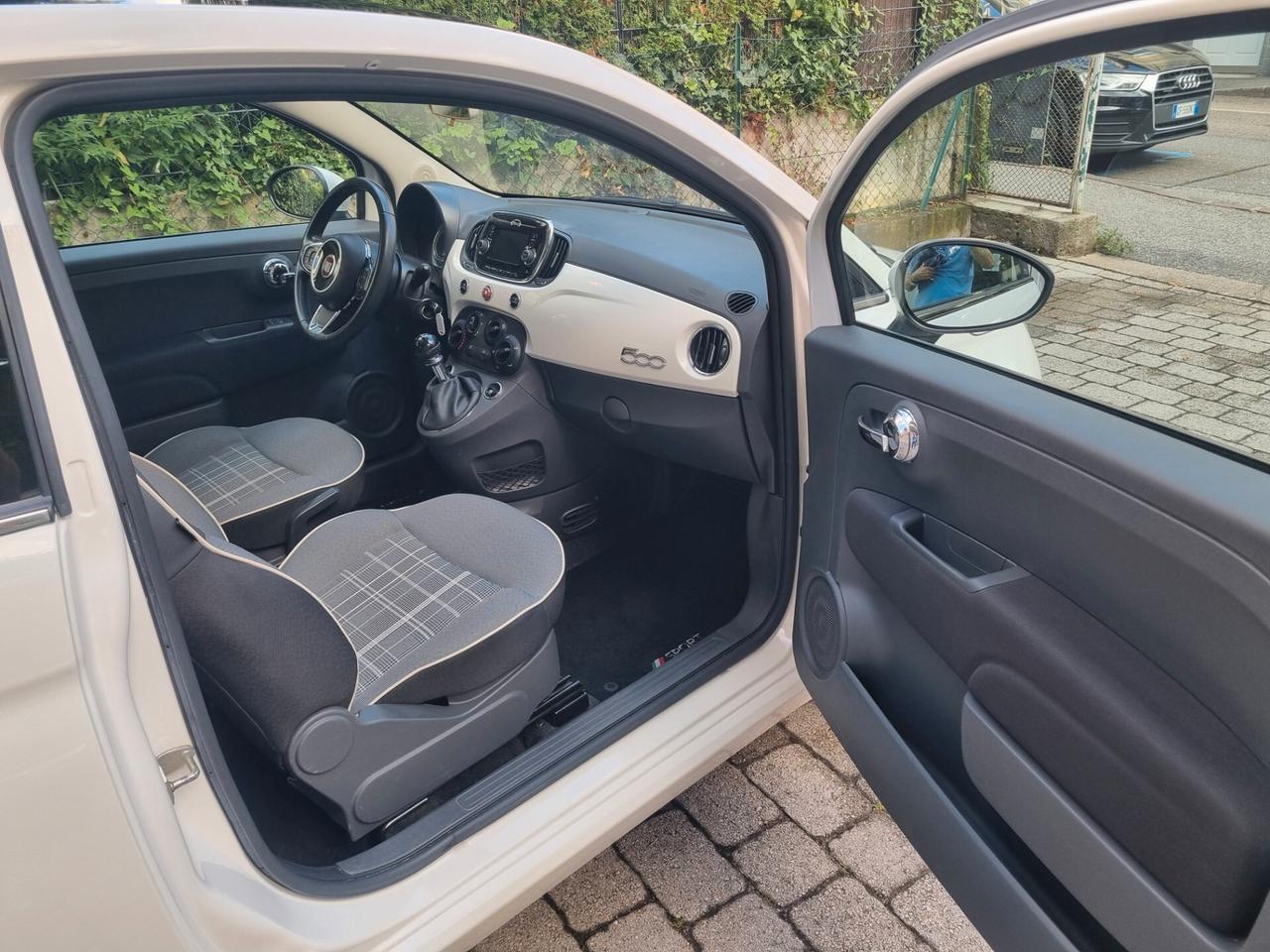 Fiat 500 1.2 Lounge 69cv anno 2016 km 62000 neopat