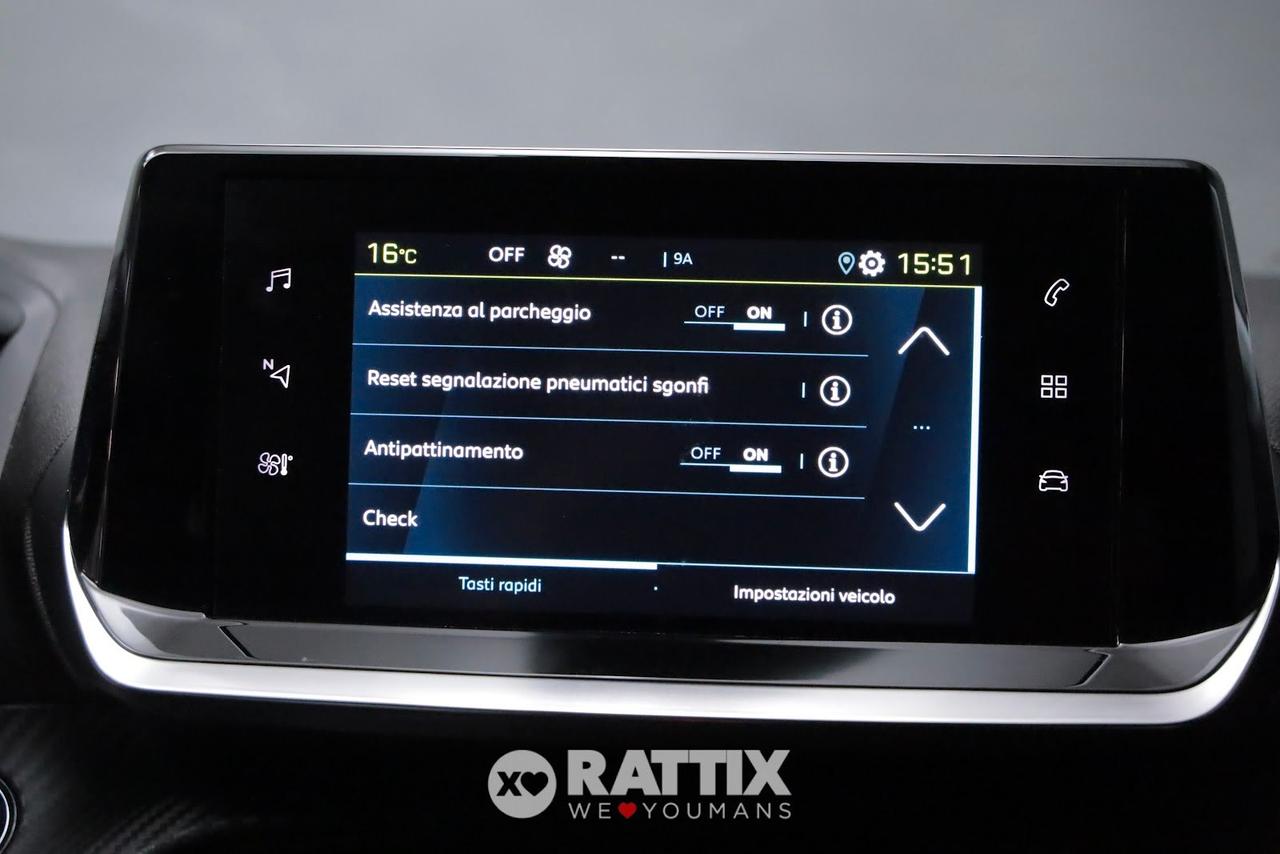 Peugeot e-208 motore elettrico 100kW Allure Pack