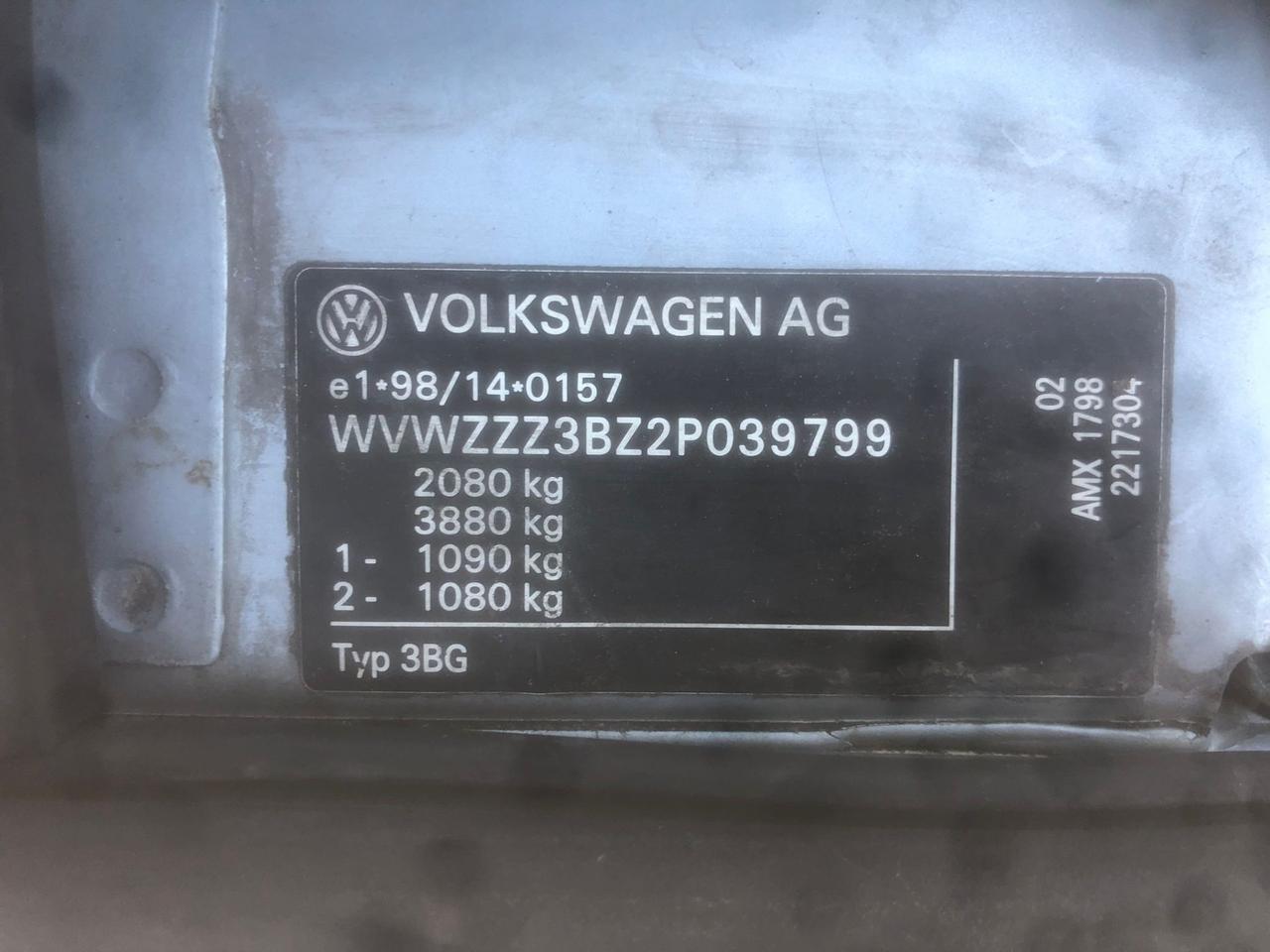 Volkswagen Passat 2.8 V6 cat 4m. Highline