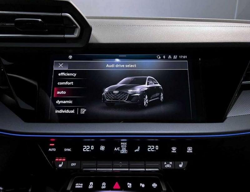 Audi A3 35 TFSI MHEV 150cv S-Tronic S-LINE (Tetto Apribile, HiFi SONOS, Matrix LED, Safety Plus)