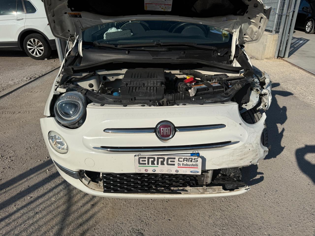 FIAT 500 LOUNGE ANNO 2017 1.2 BENZINA *SINISTRATA
