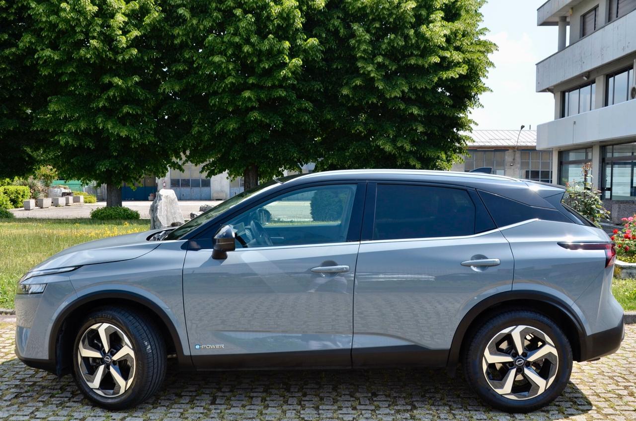 NISSAN QASHQAI 1.5 E-POWER N-CONNECTA 2wd 158cv AUTO, PREZZO PIU' IVA, UNICOPROPRIETARIO, GARANZIA NISSAN 5/2027, UFF ITALIANA, HIGH BEAM, RETRO 360°, PERMUTE