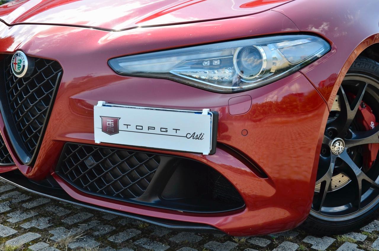 ALFA ROMEO GIULIA 2.9 T V6 QUADRIFOGLIO 510cv AUTO, ROSSO TRISTRATO, BOLLO E SUPERBOLLO PAGATI, HI-FI MTX, PERMUTE
