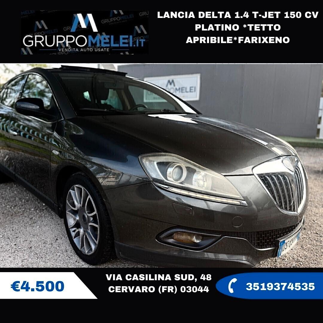 Lancia Delta 1.4 T-Jet 150 CV Platino *TETTO APRIBILE*FARIXENO