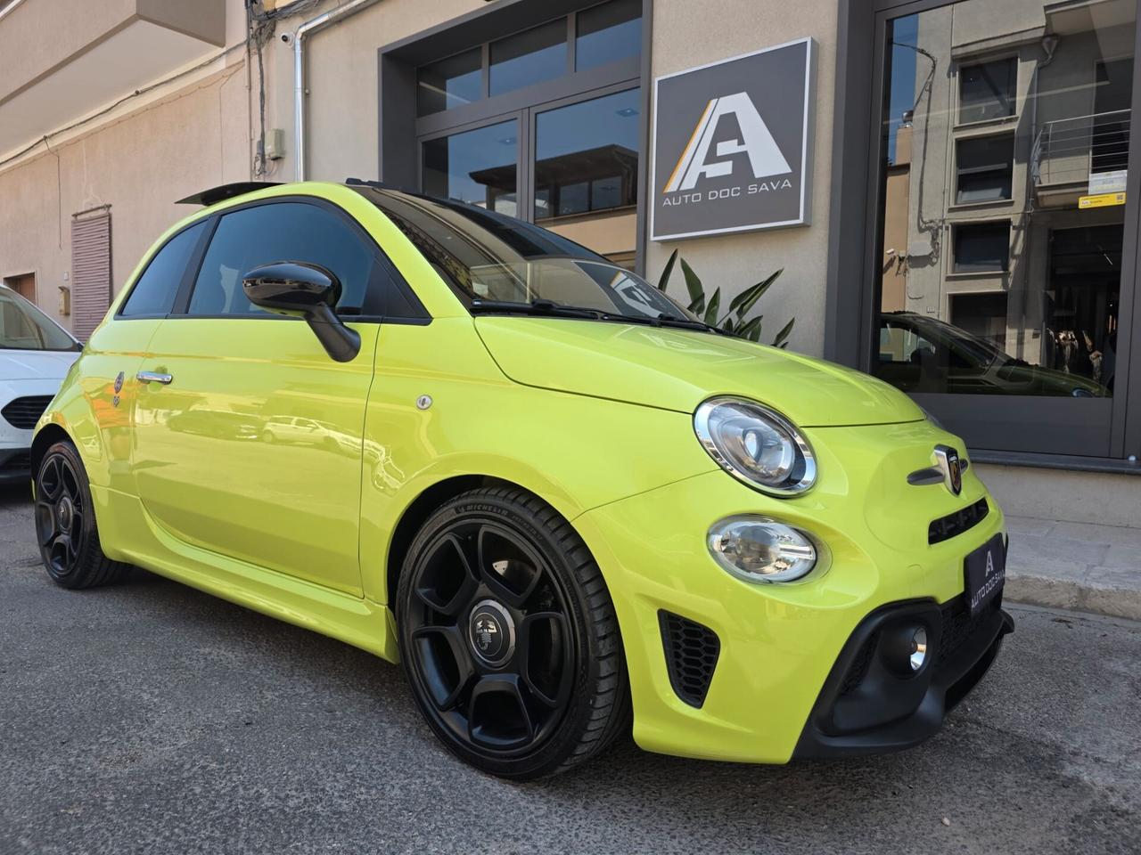 Abarth 595 1.4 Turbo T-Jet 160 CV 70° Anniversario+Sed.Sabelt+Scarichi Monza+Tetto..