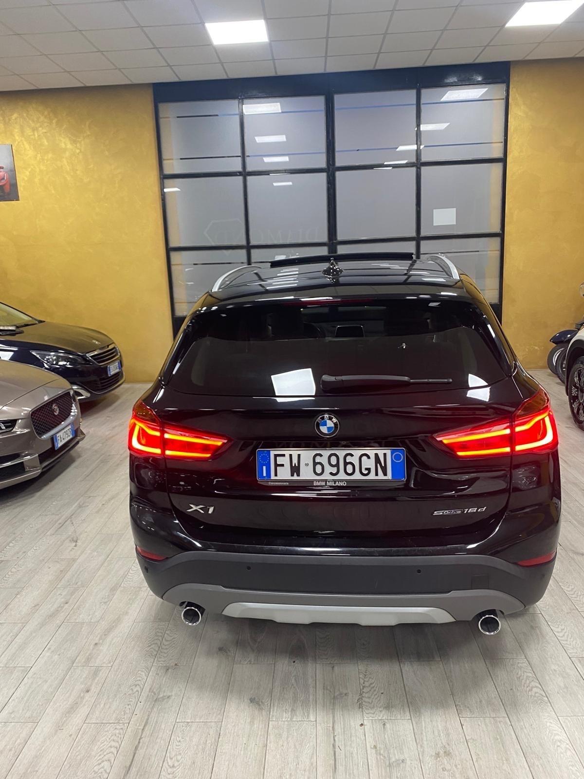 BMW X1 sDrive18d xLine “TETTO/NAV/RETR/PELLE”-2019