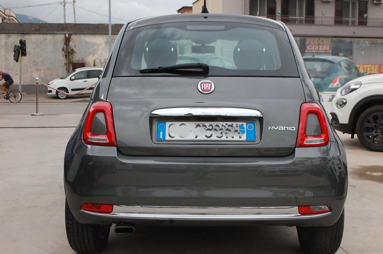 Fiat 500 1.0 hybrid Lounge 70CV Uff Italy Lega USB App