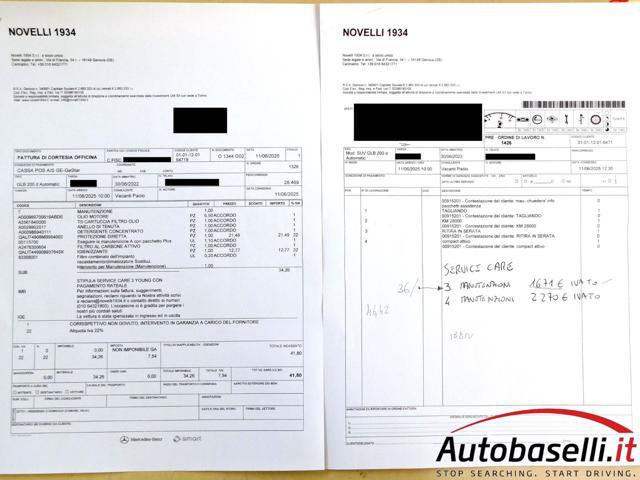 MERCEDES-BENZ GLB 200 D PREMIUM AUTOMATIC 8G-DCT, UNICO PROPRIETARIO