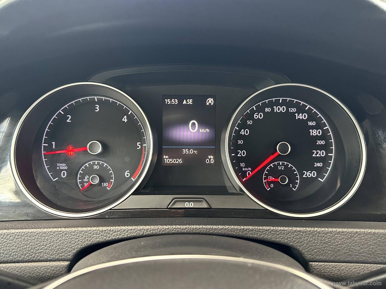VOLKSWAGEN Golf 1.6 TDI 110 CV 5p. ALLSTAR BMT