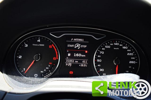 AUDI A3 SPB 2.0 TDI 150 CV clean diesel S tronic Ambition