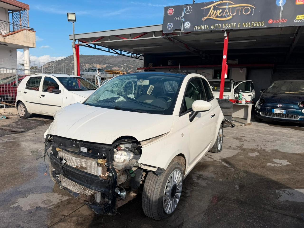 Fiat 500 1.2 sinistrato - 2013